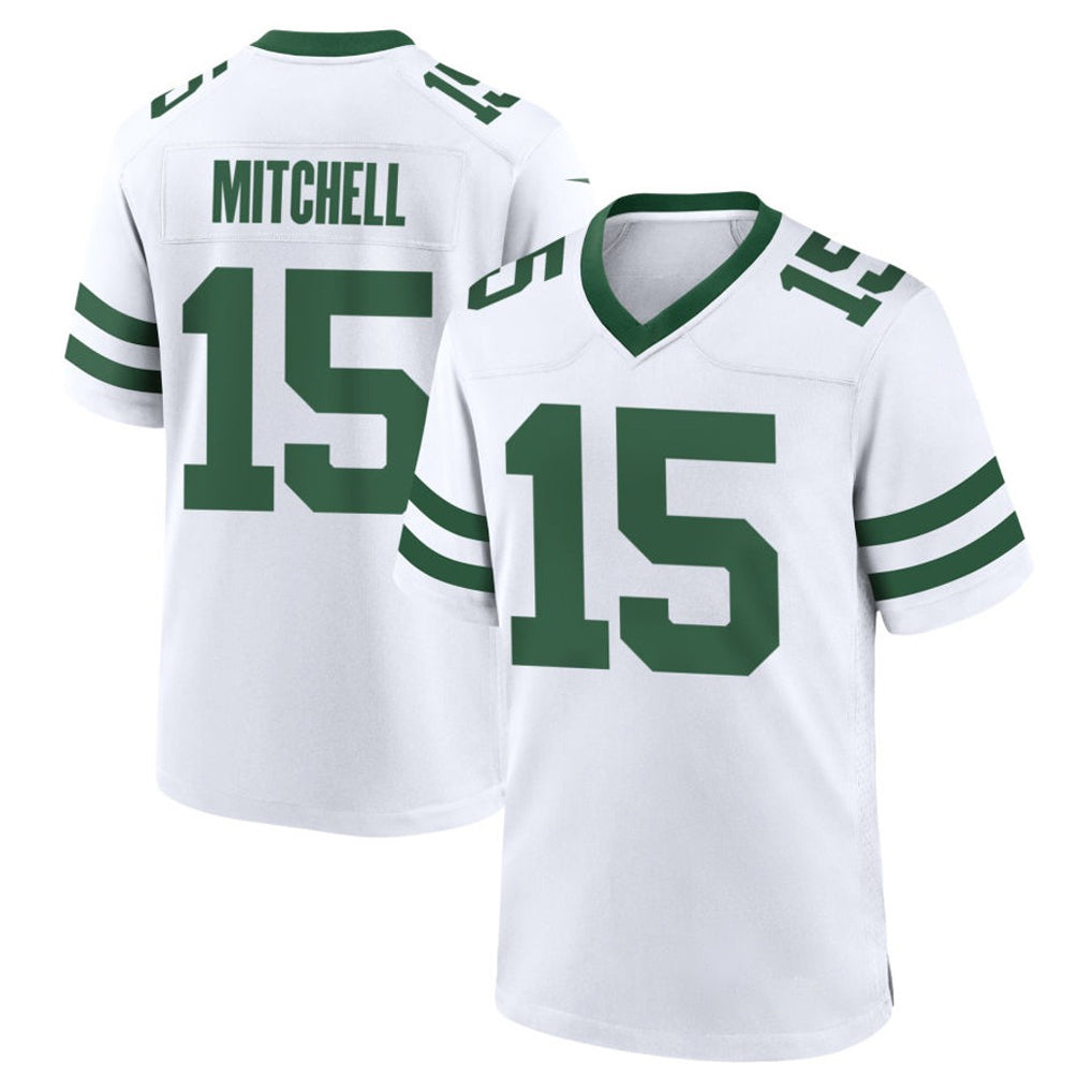 Davalo NY.Jets #15 Adonai Mitchell Player White Legacy Home Game Stitched Jerseys