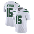 Davalo NY.Jets #15 Adonai Mitchell Player White Spotlight Limited Vapor Home Game Stitched Jerseys