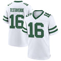 Davalo NY.Jets #16 Vinny Testaverde Player White Home Game Stitched Jerseys