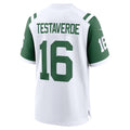 Davalo NY.Jets #16 Vinny Testaverde White Retired Player Alternate Game Stitched Jerseys