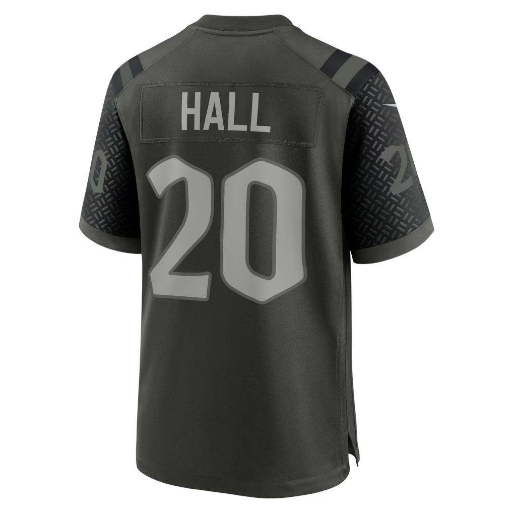 Davalo NY.Jets #20 Breece Hall Gotham Green 2025 Rivalries Collection Game Stitched Jerseys