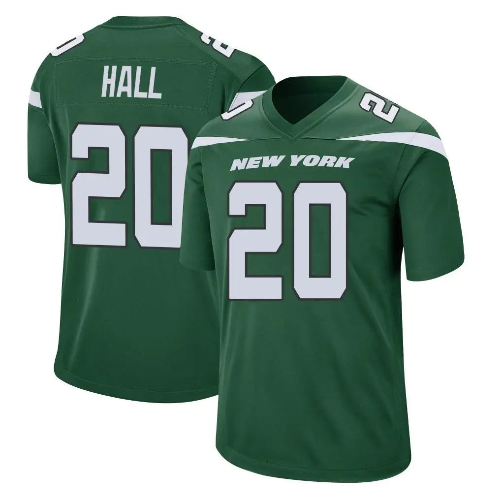 Davalo NY.Jets #20 Breece Hall Player Green Home Game Stitched Jerseys