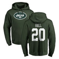 Davalo NY.Jets #20 Breece Hall Player Green LOGO Pullover Hoodies Limited Game Stitched Jerseys