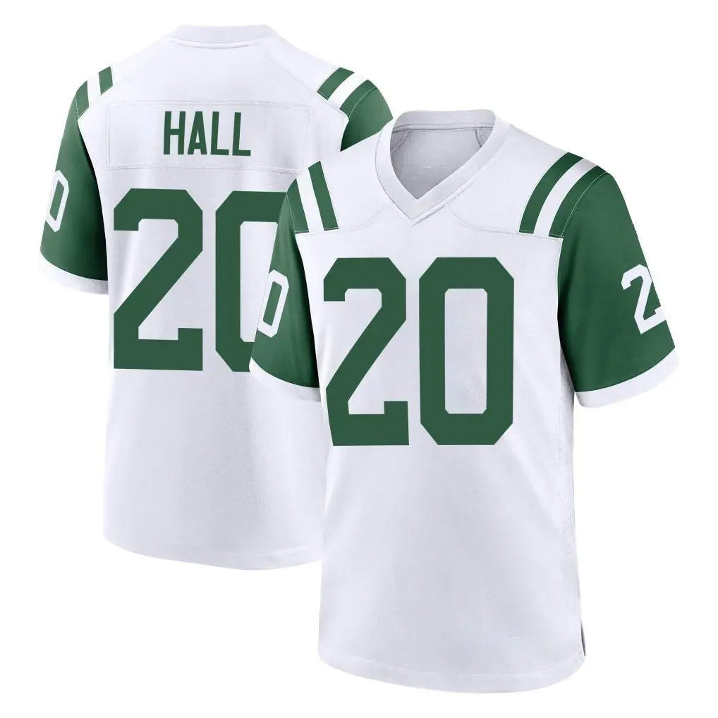 Davalo NY.Jets #20 Breece Hall Player White Classic Home Game Stitched Jerseys