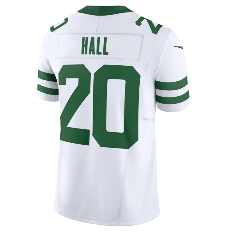 Davalo NY.Jets #20 Breece Hall Player White Home Game Stitched Jerseys