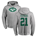 Davalo NY.Jets #21 Brandon Stephens Player Gray LOGO Pullover Hoodies Limited Game Stitched Jerseys