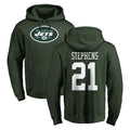 Davalo NY.Jets #21 Brandon Stephens Player Green LOGO Pullover Hoodies Limited Game Stitched Jerseys