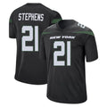 Davalo NY.Jets #21 Brandon Stephens Player Stealth Black Home Game Stitched Jerseys