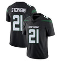Davalo NY.Jets #21 Brandon Stephens Player Stealth Black Limited Vapor Home Game Stitched Jerseys