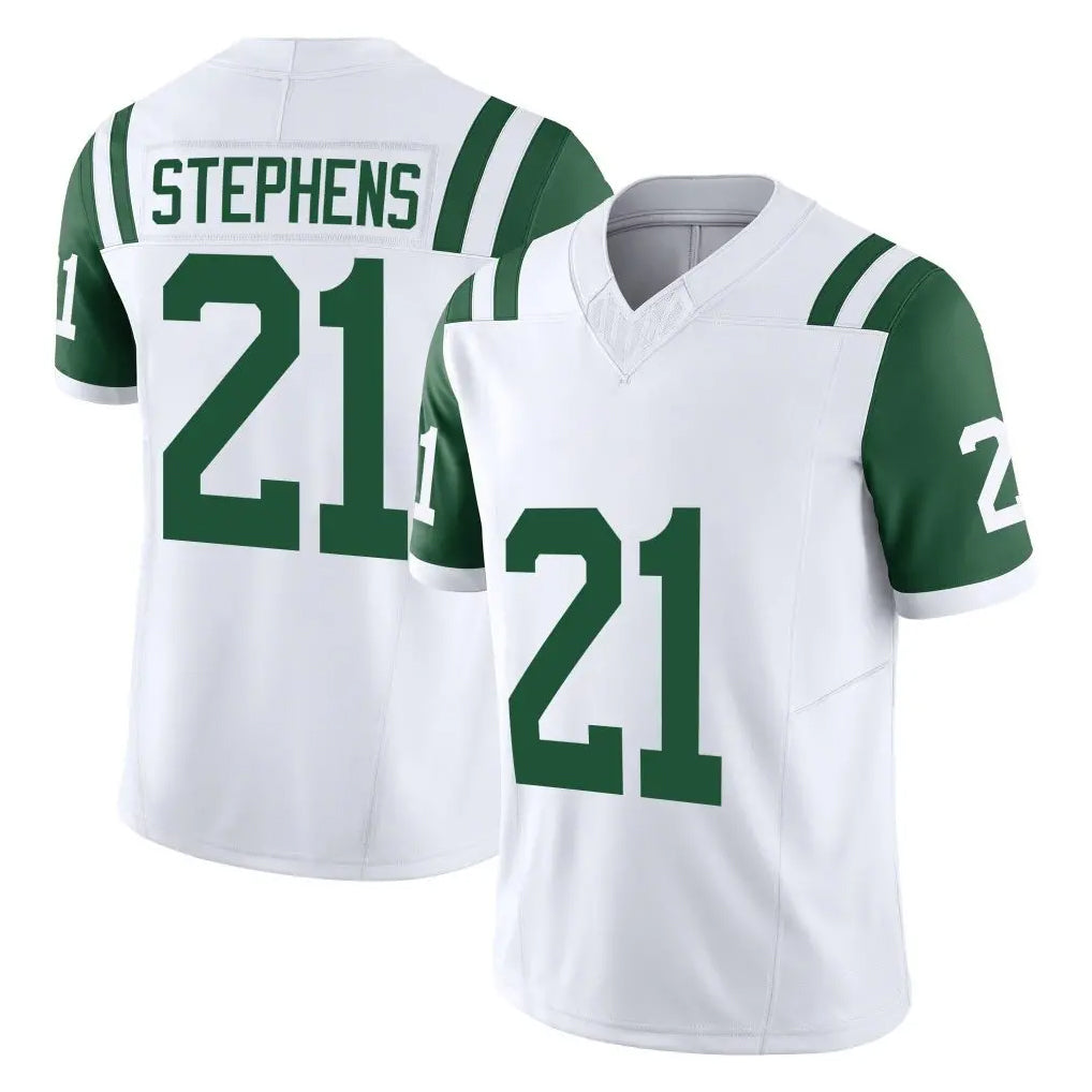 Davalo NY.Jets #21 Brandon Stephens Player White Limited Classic Vapor F.U.S.E. Home Game Stitched Jerseys