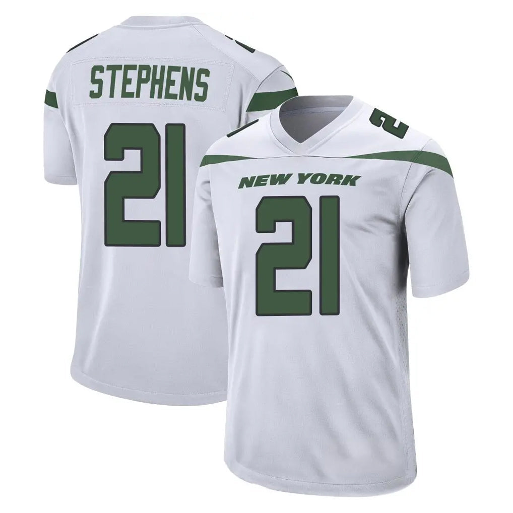 Davalo NY.Jets #21 Brandon Stephens Player White Spotlight Home Game Stitched Jerseys