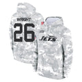 Davalo NY.Jets #26 Nahshon Wright Player Arctic Camo Salute to Service Pullover Hoodies Limited Game Stitched Jerseys