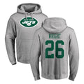 Davalo NY.Jets #26 Nahshon Wright Player Gray LOGO Pullover Hoodies Limited Game Stitched Jerseys