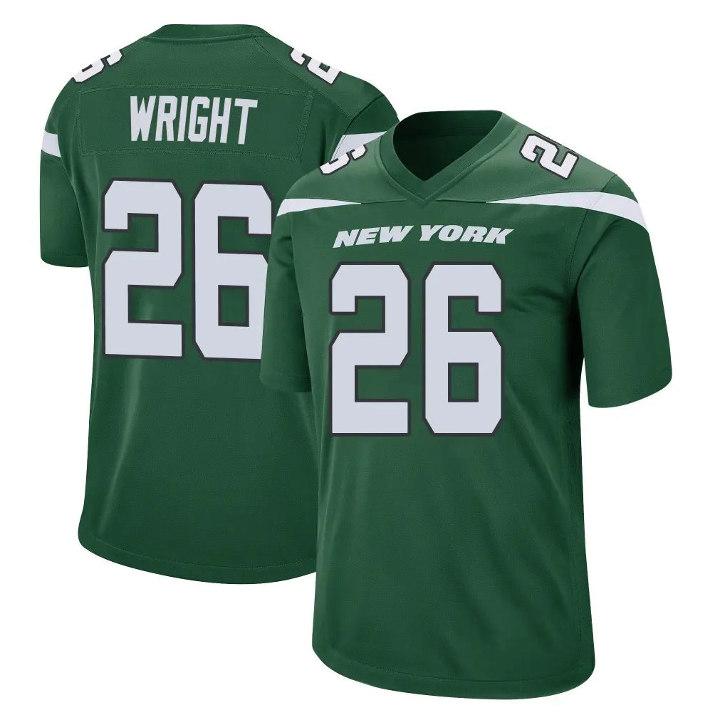 Davalo NY.Jets #26 Nahshon Wright Player Green Home Game Stitched Jerseys