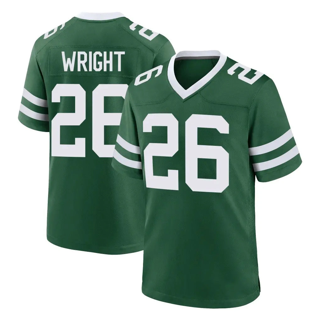 Davalo NY.Jets #26 Nahshon Wright Player Green Legacy Home Game Stitched Jerseys