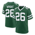 Davalo NY.Jets #26 Nahshon Wright Player Green Legacy Home Game Stitched Jerseys