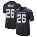 Davalo NY.Jets #26 Nahshon Wright Player Stealth Black Home Game Stitched Jerseys