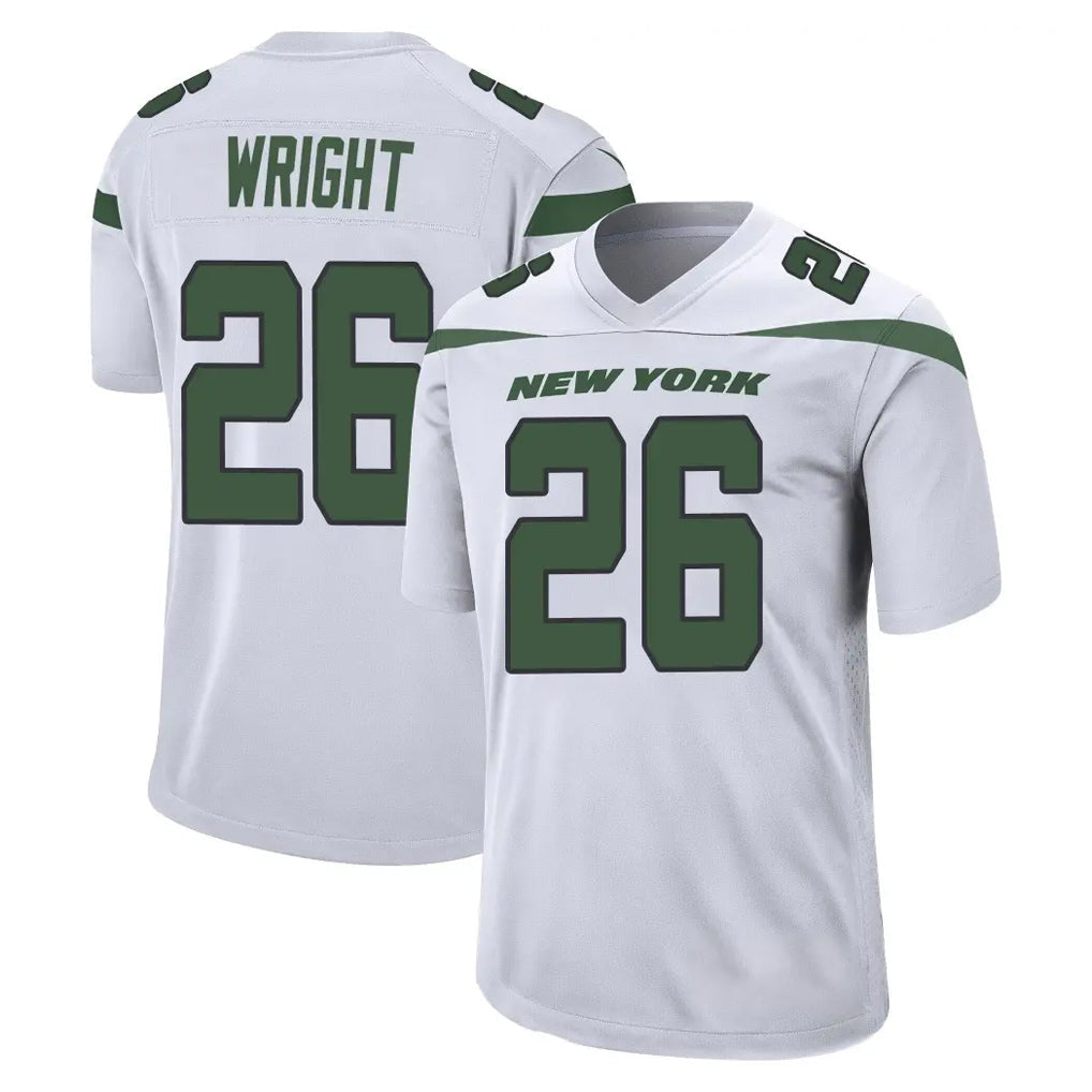 Davalo NY.Jets #26 Nahshon Wright Player White Spotlight Home Game Stitched Jerseys