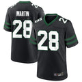 Davalo NY.Jets #28 Curtis Martin Player Black Home Game Stitched Jerseys