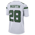 Davalo NY.Jets #28 Curtis Martin Player White Game Stitched Jerseys
