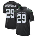 Davalo NY.Jets #29 Minkah Fitzpatrick Player Stealth Black Home Game Stitched Jerseys