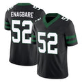 Davalo NY.Jets #52 Kingsley Enagbare Player Black Limited Legacy Vapor F.U.S.E. Home Game Stitched Jerseys
