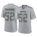 Davalo NY.Jets #52 Kingsley Enagbare Player Gray Limited Atmosphere Fashion Home Game Stitched Jerseys