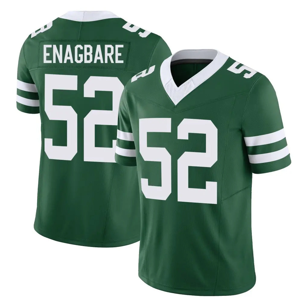 Davalo NY.Jets #52 Kingsley Enagbare Player Green Legacy Limited Vapor F.U.S.E. Home Game Stitched Jerseys
