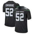 Davalo NY.Jets #52 Kingsley Enagbare Player Stealth Black Home Game Stitched Jerseys