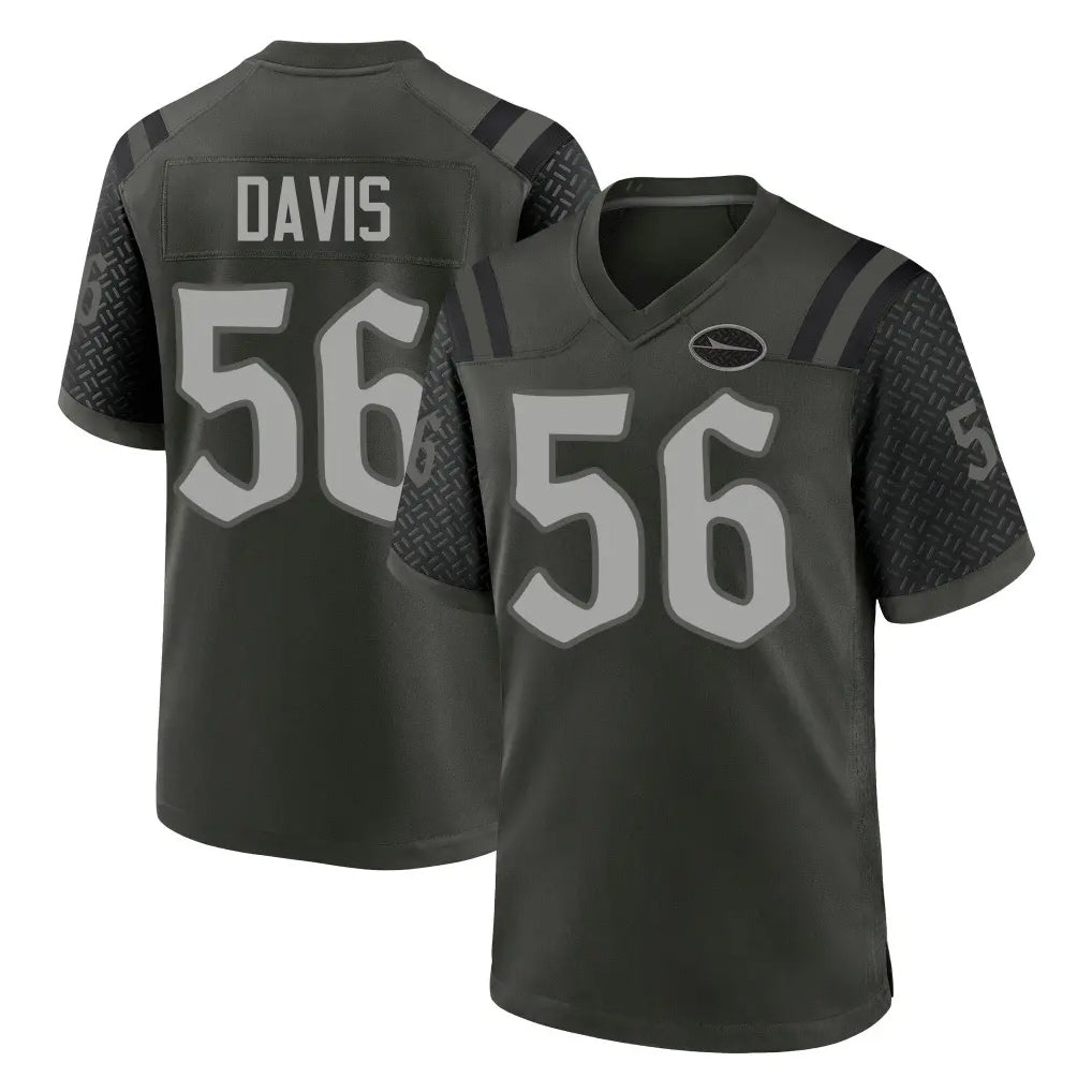 Davalo NY.Jets #56 Demario Davis Player Green 2025 Rivalries Collection Home Game Stitched Jerseys