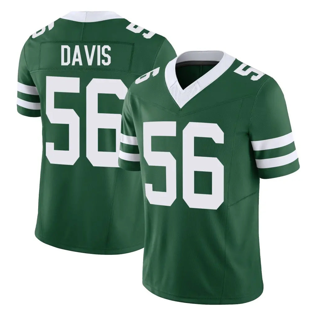 Davalo NY.Jets #56 Demario Davis Player Green Legacy Limited Vapor F.U.S.E. Home Game Stitched Jerseys