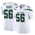 Davalo NY.Jets #56 Demario Davis Player White Limited Vapor F.U.S.E. Home Game Stitched Jerseys