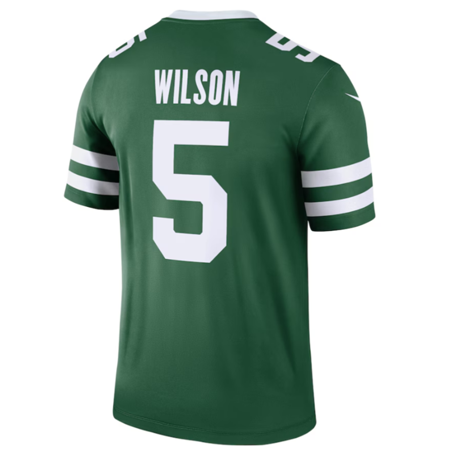 Davalo NY.Jets #5 Garrett Wilson Legacy Green Legend Jersey Stitched American Stitched Jerseys