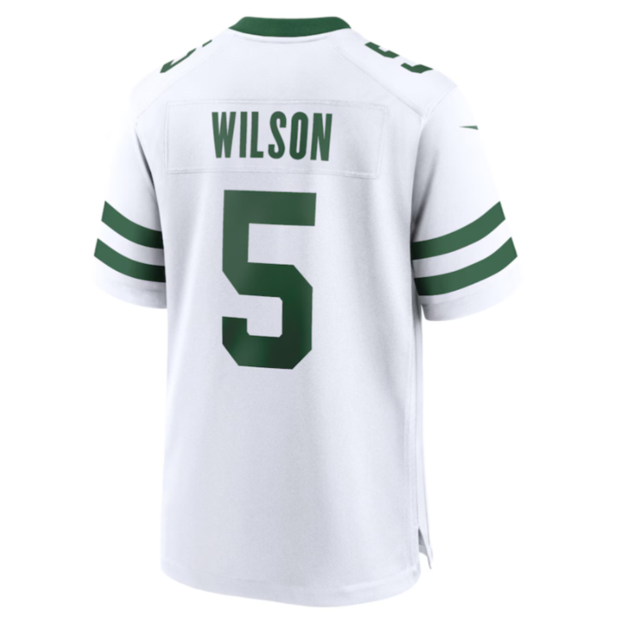 Davalo NY.Jets #5 Garrett Wilson Legacy White Game Jersey Stitched American Stitched Jerseys
