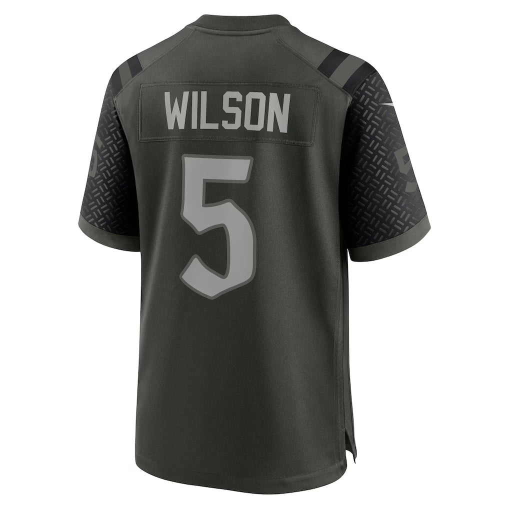 Davalo NY.Jets #5 Garrett Wilson Player Gotham Green Rivalries Collection Game Stitched Jerseys