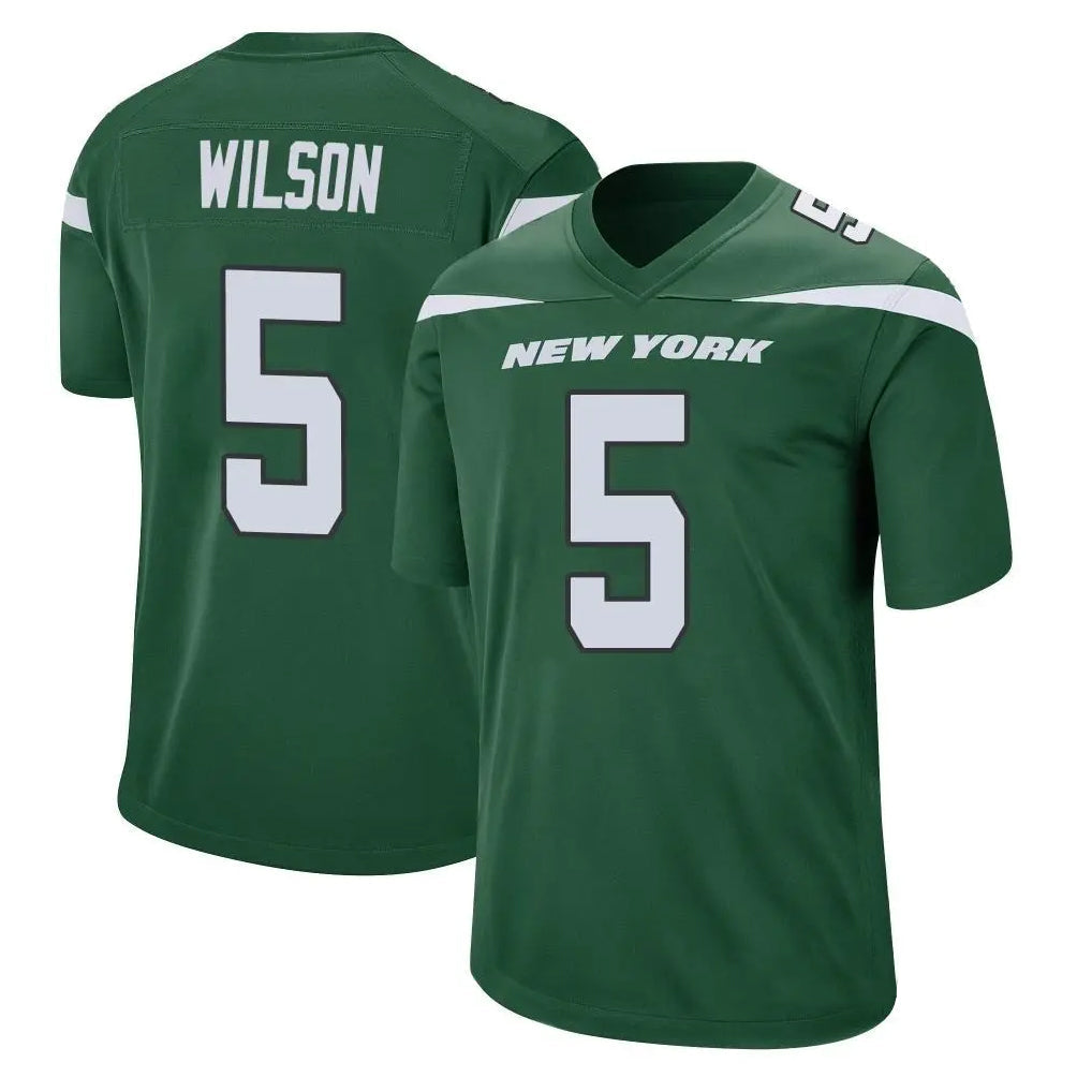 Davalo NY.Jets #5 Garrett Wilson Player Green Game Stitched Jerseys
