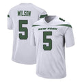 Davalo NY.Jets #5 Garrett Wilson Player White Spotlight Home Game Stitched Jerseys