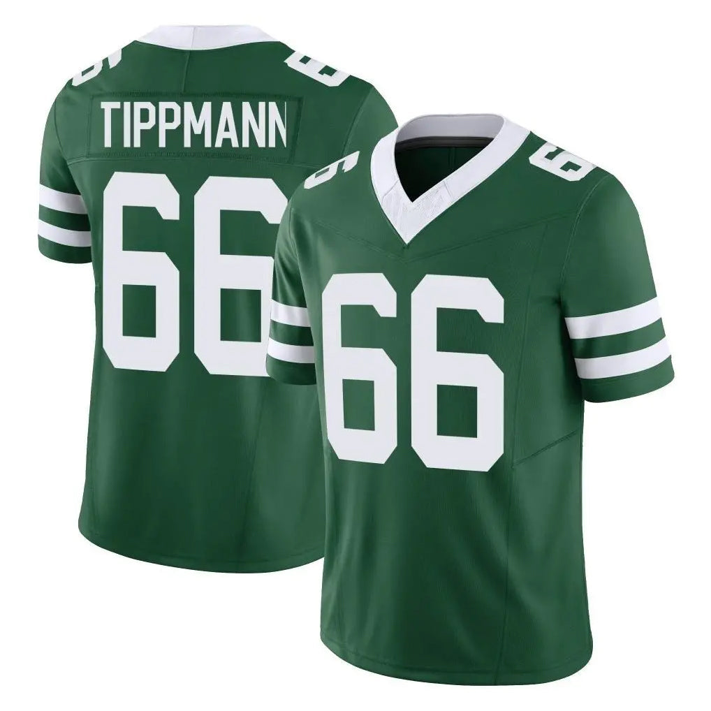 Davalo NY.Jets #66 Joe Tippmann Player Green Legacy Limited Vapor F.U.S.E. Home Game Stitched Jerseys