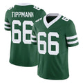 Davalo NY.Jets #66 Joe Tippmann Player Green Legacy Limited Vapor F.U.S.E. Home Game Stitched Jerseys