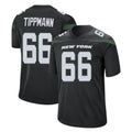 Davalo NY.Jets #66 Joe Tippmann Player Stealth Black Home Game Stitched Jerseys