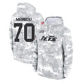 Davalo NY.Jets #70 Armand Membou Player Arctic Camo Salute to Service Pullover Hoodies Limited Game Stitched Jerseys