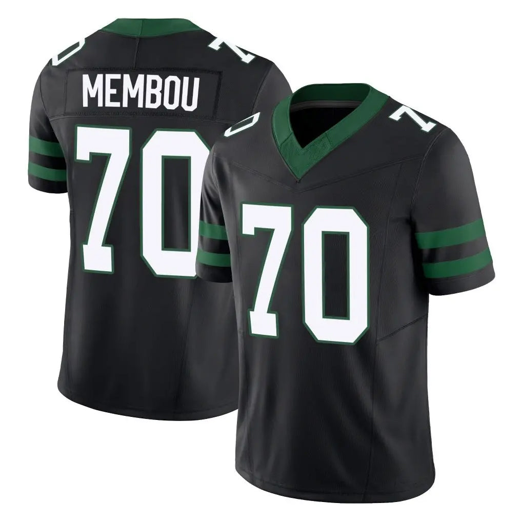 Davalo NY.Jets #70 Armand Membou Player Black Limited Legacy Vapor F.U.S.E. Home Game Stitched Jerseys