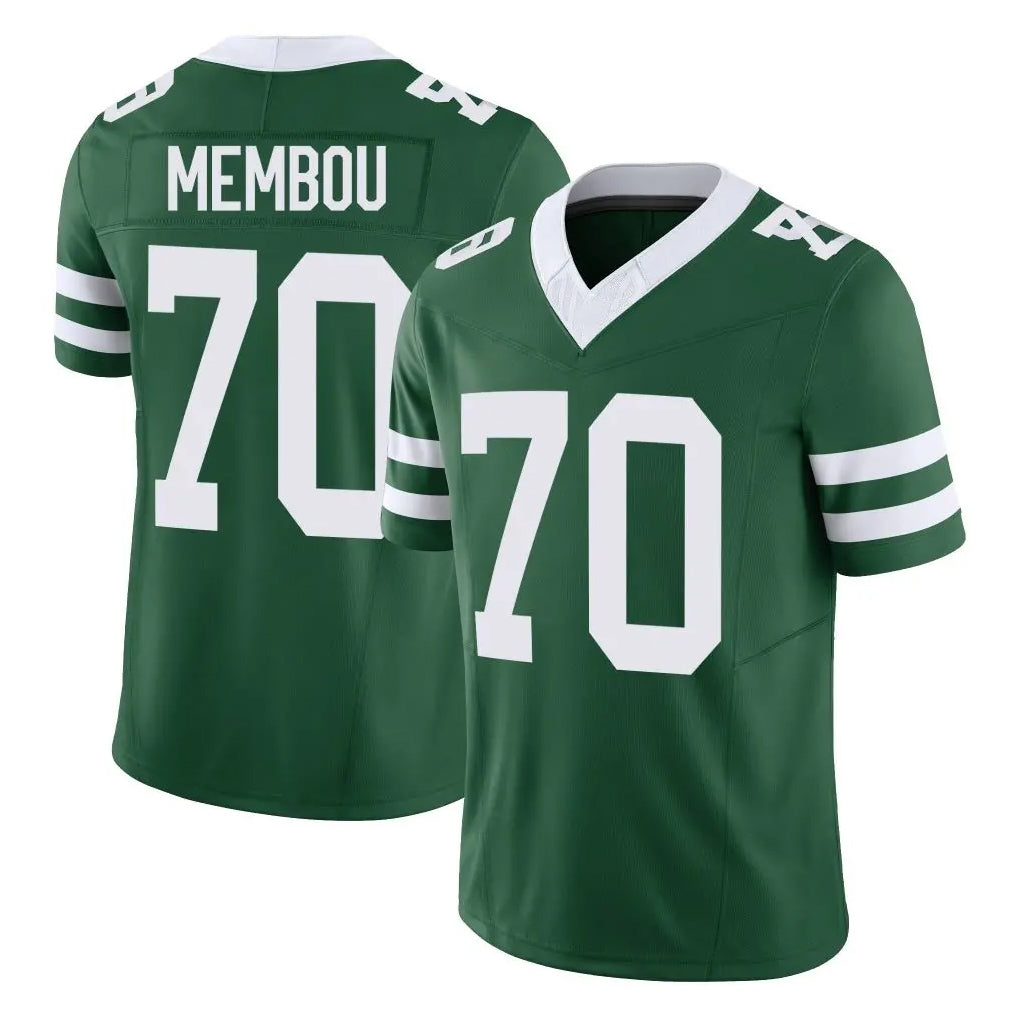 Davalo NY.Jets #70 Armand Membou Player Green Legacy Limited Vapor F.U.S.E. Home Game Stitched Jerseys
