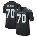 Davalo NY.Jets #70 Armand Membou Player Stealth Black Home Game Stitched Jerseys