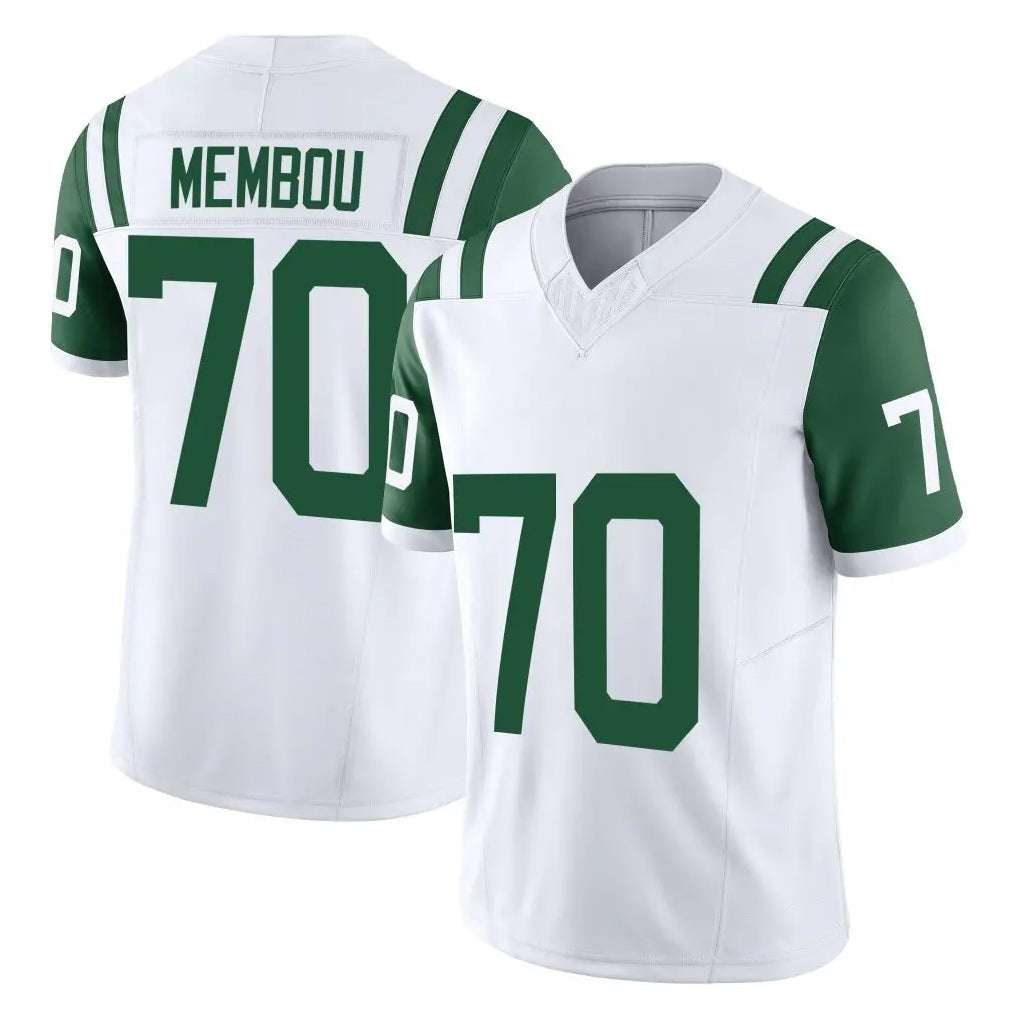 Davalo NY.Jets #70 Armand Membou Player White Limited Classic Vapor F.U.S.E. Home Game Stitched Jerseys