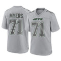 Davalo NY.Jets #71 Josh Myers Player Gray Limited Atmosphere Fashion Home Game Stitched Jerseys