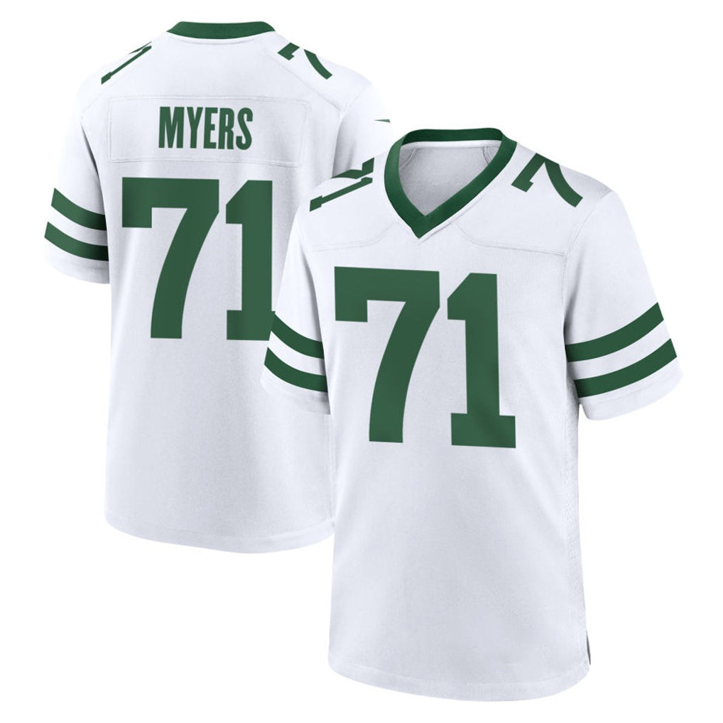 Davalo NY.Jets #71 Josh Myers Player White Legacy Home Game Stitched Jerseys