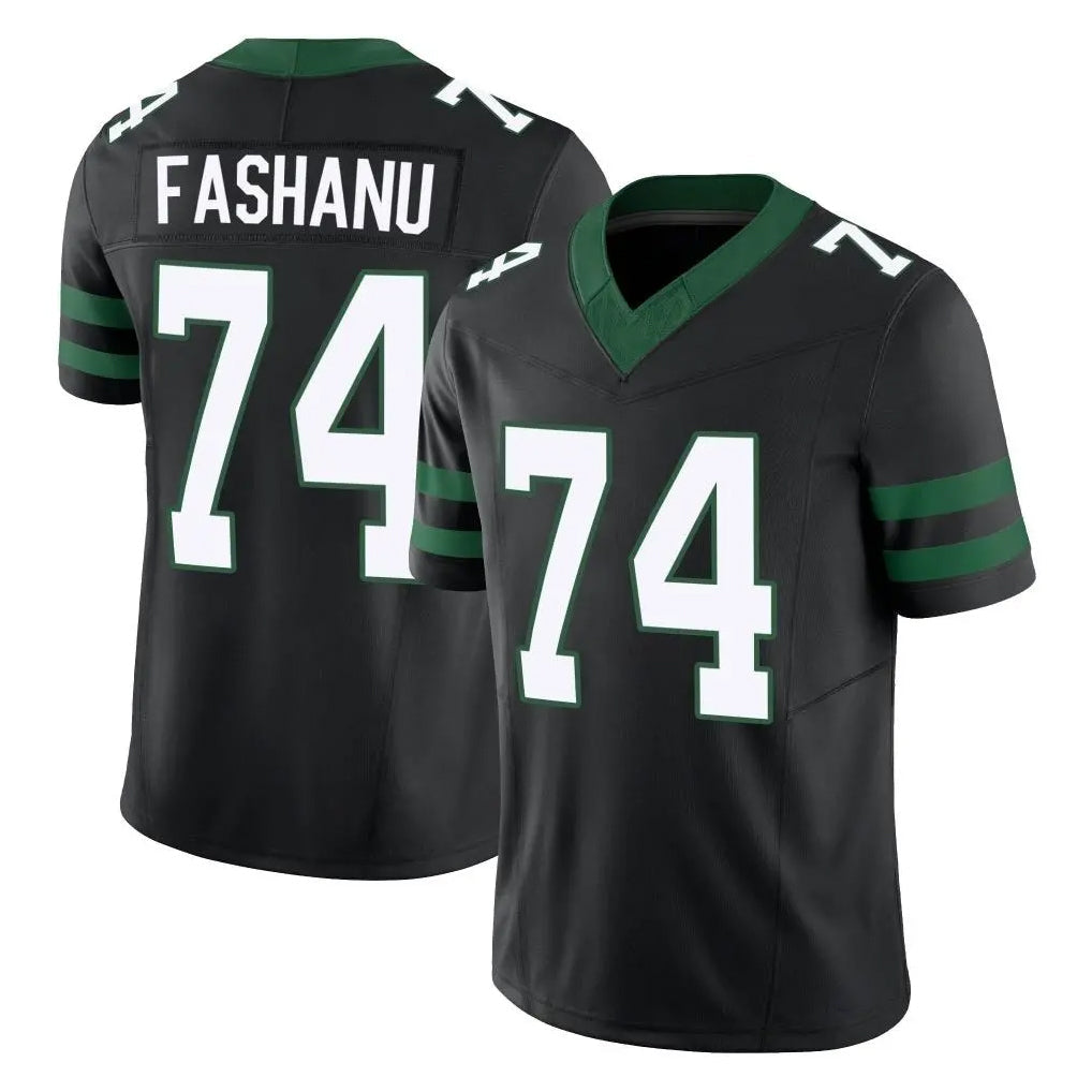 Davalo NY.Jets #74 Olu Fashanu Player Black Limited Legacy Vapor F.U.S.E. Home Game Stitched Jerseys