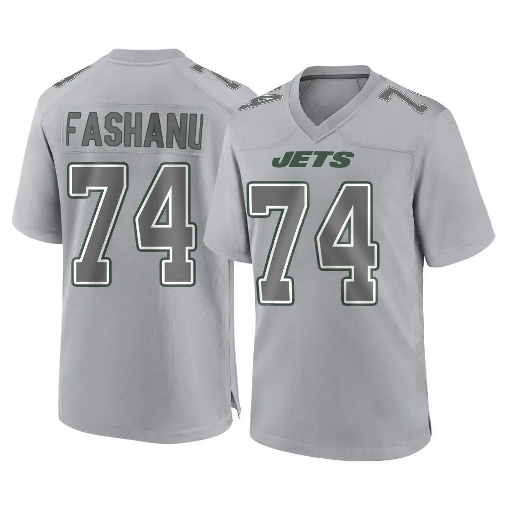 Davalo NY.Jets #74 Olu Fashanu Player Gray Limited Atmosphere Fashion Home Game Stitched Jerseys