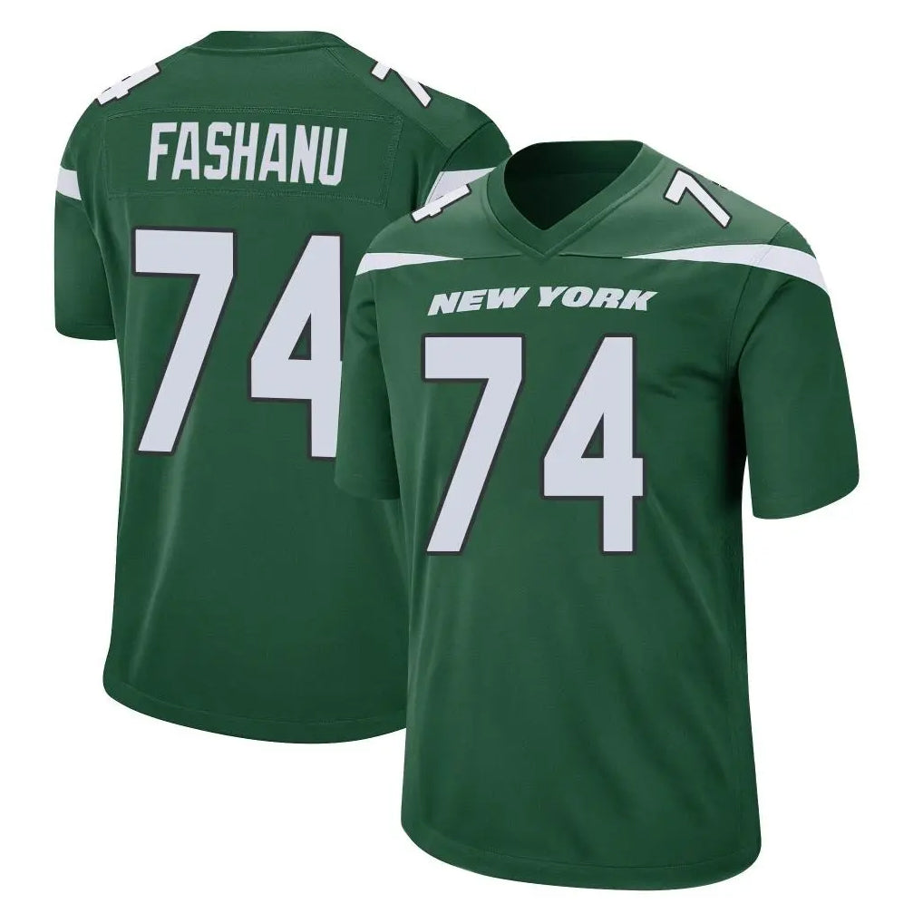 Davalo NY.Jets #74 Olu Fashanu Player Green Home Game Stitched Jerseys